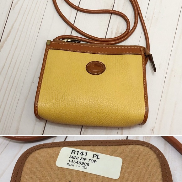 Dooney & Bourke Handbags - DOONEY & BOURKE Vintage Palomino Mini Zip Top R141